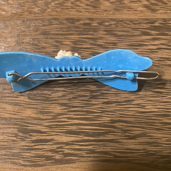 Vintage Bow Hair Barrette, set of two - Picture 3 of 6